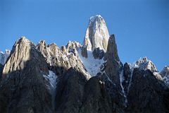 12 Uli Biaho Tower From Khoburtse Just After Sunrise